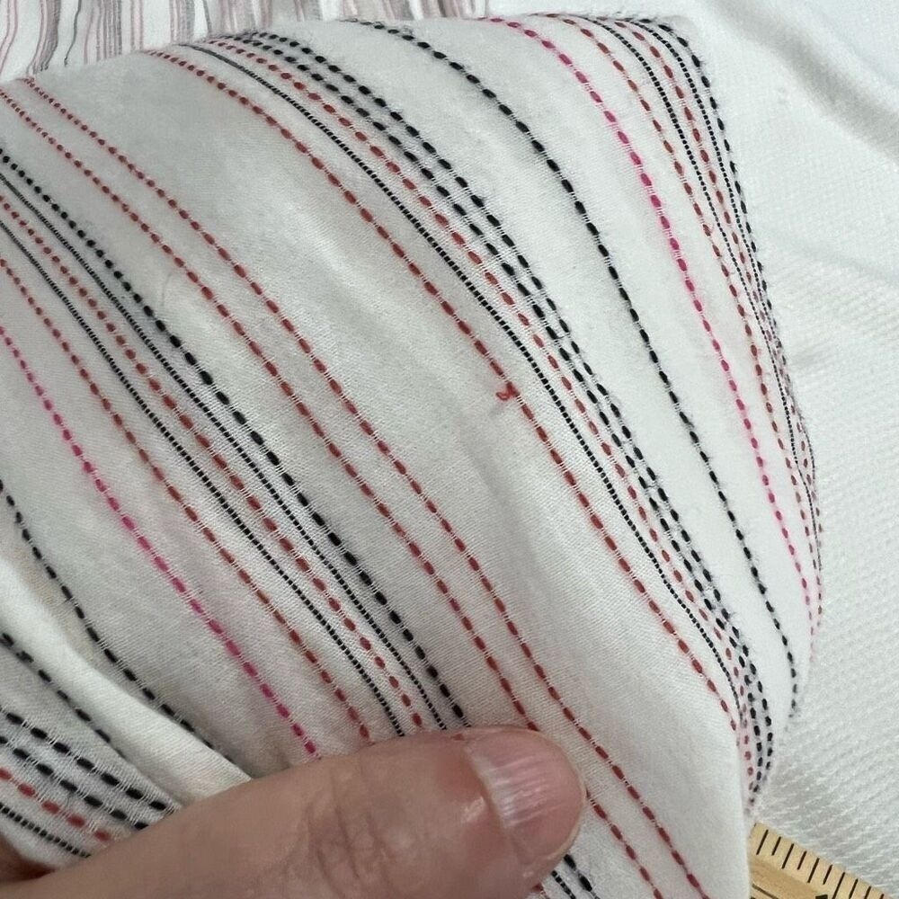 Hatch‎ Jojo Striped Square Neckline White Red Blue Jumpsuit Sz S Women Maternity - Picture 9 of 10